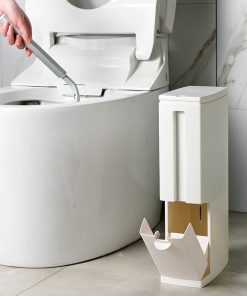 Multifunction Trash Can With Toilet Brush | SPOTYMART