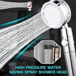 360 Propeller High Pressure Shower Head | SPOTYMART
