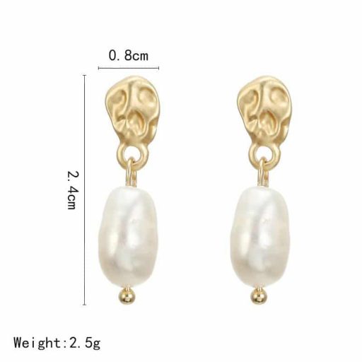 Pearl Shaped Earrings | SPOTYMART