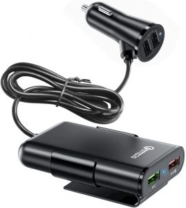4 in 1 Front To Rear Car Charger | SPOTYMART